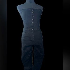 Fashion Nova Black Strapless JumpSuit